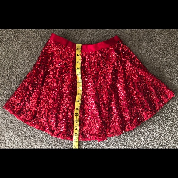 Cherokee Sequin Paillettes mini skirt🌹Sz Junior L - Picture 7 of 8